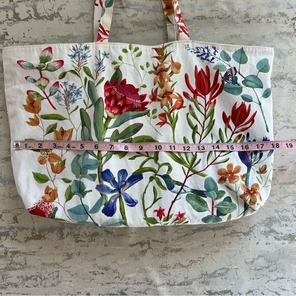 Floral Tote Reusable Shopping bag - Picture 4 of 8